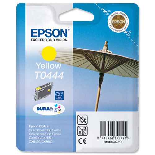 Epson+C64%2F84+Ink+Cartridge+Yellow+T044440