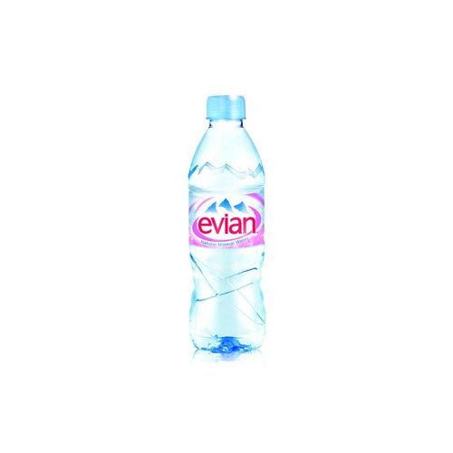Evian+Natural+Mineral+Water+Bottle+Plastic+500ml+Pack+24