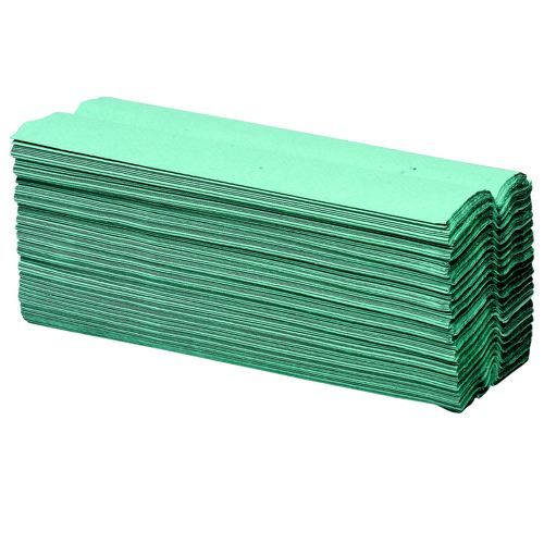 Initiative+Paper+Towels+CFold+Green+1Ply+12+packs+of+200+230x250mm