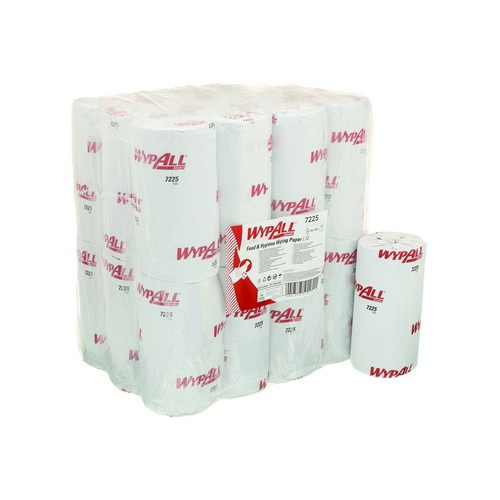 Wypall+L10+Food+and+Hygiene+Compact+Roll+%28Pack+of+24%29+7225
