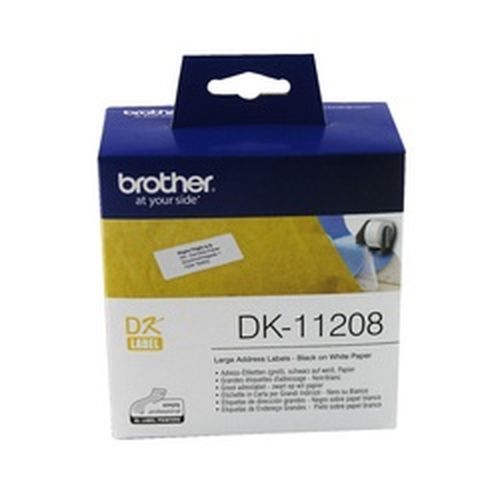Brother+DK11208+Large+Address+Label+38mm+%28W%29+x+90mm+%28L%29+400+Labels+Per+Roll