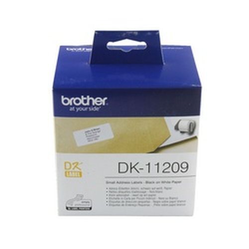 Brother+DK11209+Small+Address+Label+62mm+%28W%29+x+29mm+%28L%29+800+Labels+Per+Roll