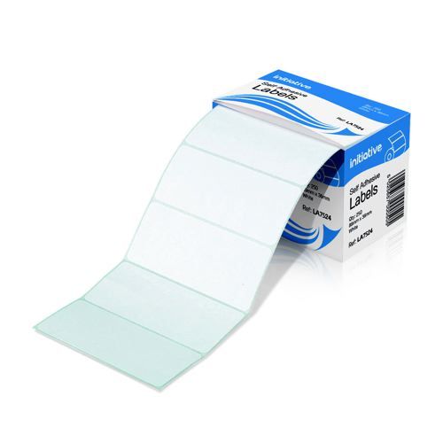 Initiative+Self+Adhesive+Labels+89x36mm+White+Pack+250