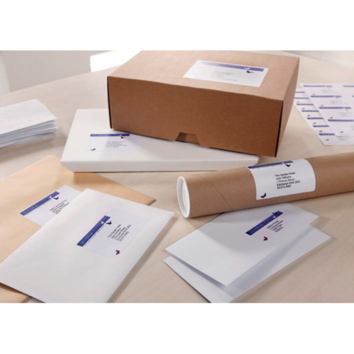 Avery+White+Laser+Labels+For+Addressing+100+Sheets+2400+Labels+Size+64x34mm+FSC+Pack+100