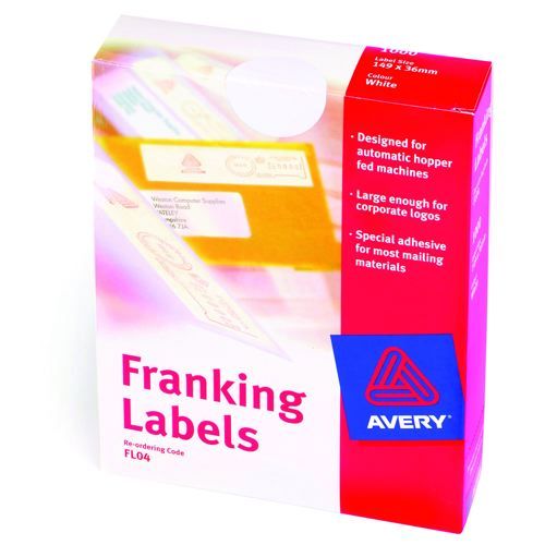 Avery+Franking+Label+Machine+140x38mm+Pack+1000