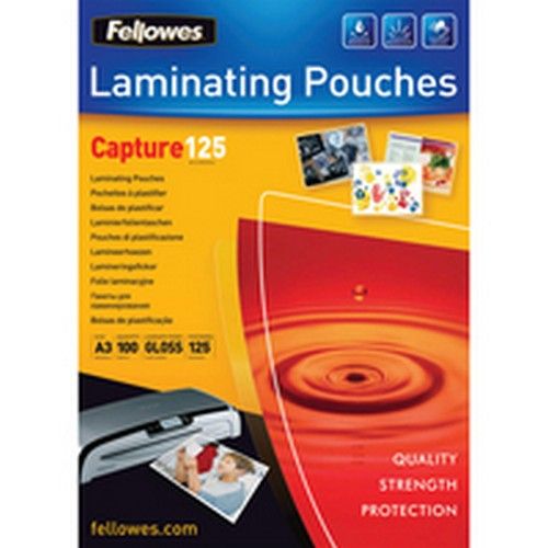 Fellowes+A3+125+Micron+Laminating+Pouches+Pack+100