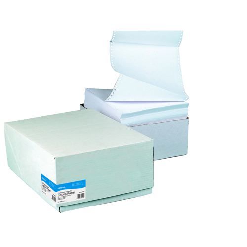 Initiative+Listing+Paper+11x241mm+2+Part+Plain+NCR+60gsm+Pack+1000