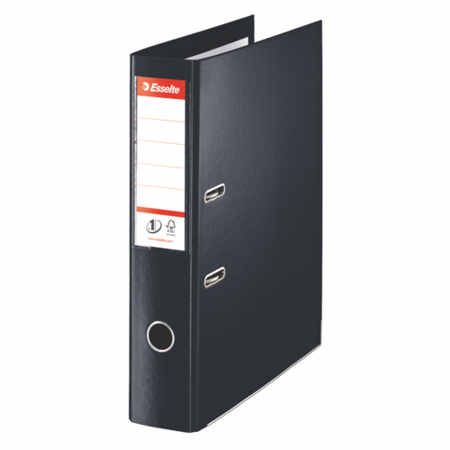 Esselte+Polypropylene+Lever+Arch+File+70mm+Foolscap+Black