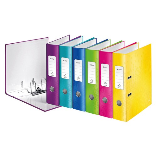 Leitz+WOW+Lever+Arch+File+A4+80mm+Green