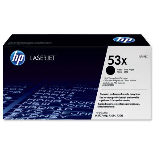 Hewlett+Packard+Laser+Toner+Cartridge+High+Yield+Black+Q7553X