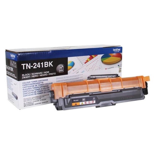 Brother+TN241BK+Black+Toner+Cartridge+Yield+2500+Pages