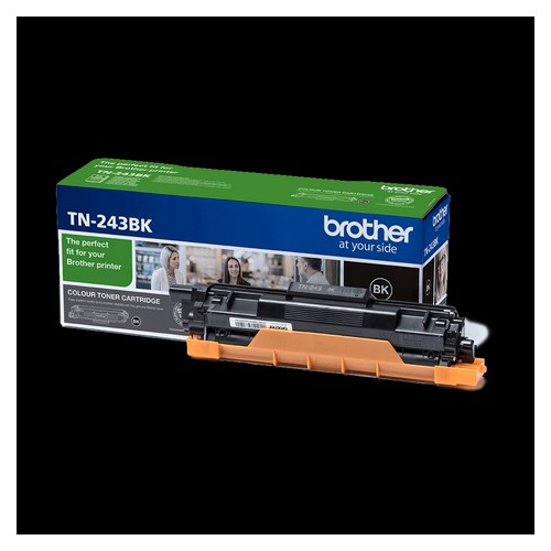 Brother+TN243BK+Black+Toner+Cartridge+Yield+1000+Pages