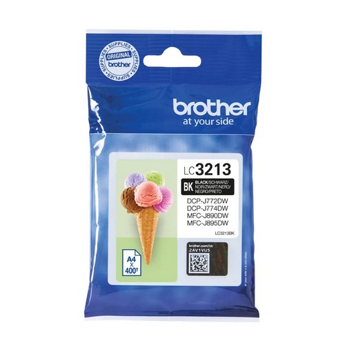 Brother+LC3213BK+Black+Ink+Cartridge+Yield+400+Pages