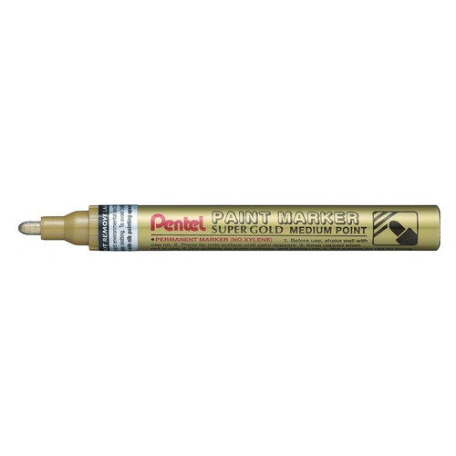 Pentel+Metallic+Paint+Marker+Medium+Point+Gold