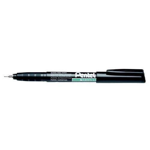 Pentel+Permanent+Marker+Xylene%2FToluenefree+Superfine+0.4mm+Line+Black