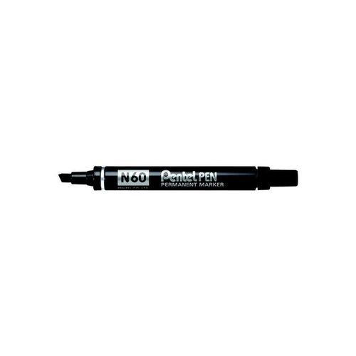 Pentel+N60+Permanent+Marker+Chisel+Tip+Black