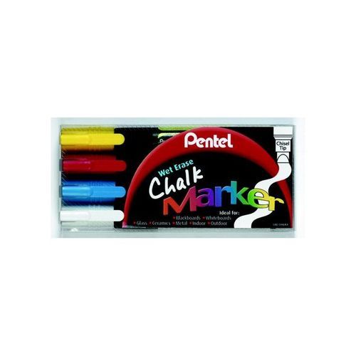 Pentel+Chalk+Marker+Assorted+Wallet+4
