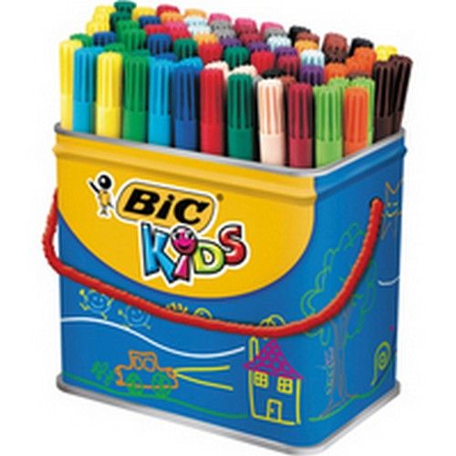 Bic+Kids+Visa+Felt+Tips+Drum+Assorted+Pack+84