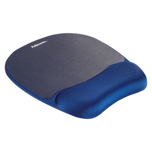 Fellowes+Foam+Mousepad+Wrist+Support+Blue