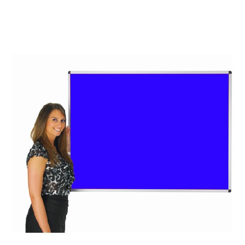 Adboards+Deluxe+Aluminium+Frame+Noticeboard+1800x1200+Blue