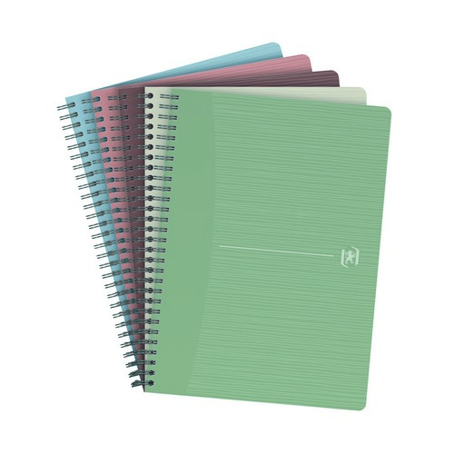 Oxford+My+Style+Wirebound+Notebook+A4+Assorted+Pack+5