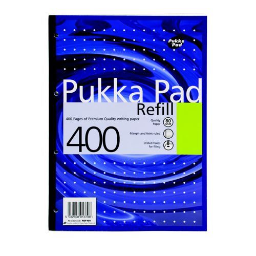 Pukka+Pad+A4+Refill+Feint+400pg