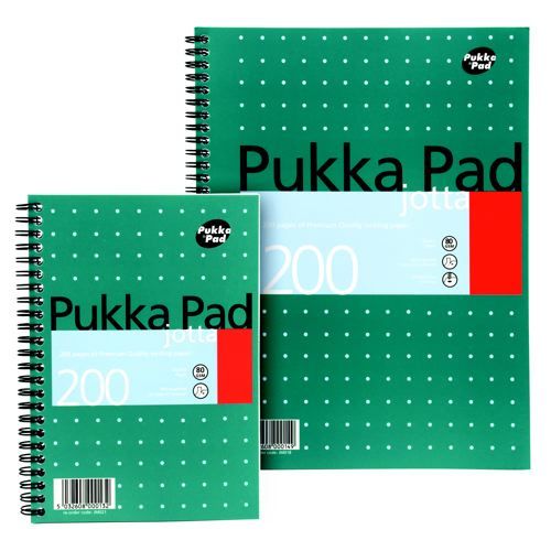 Pukka+Pad+Writing+Pads+Jotta+Metallic+A4+80gsm+200+Pages