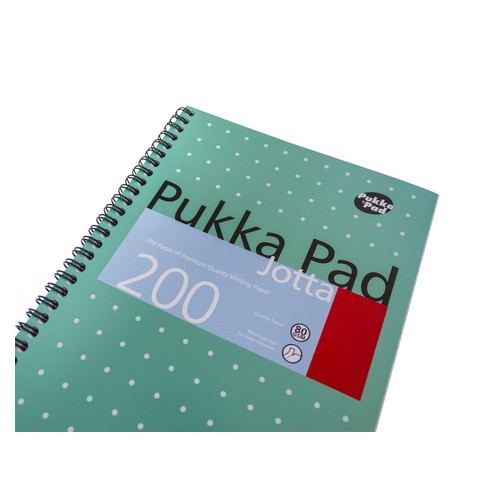 Metallic+Jotta+Notebook+B5+%28250+X+176mm%29+200+Pages+Of+Quality+80Gsm+Paper+With+A+Card+Cover+Pack+3