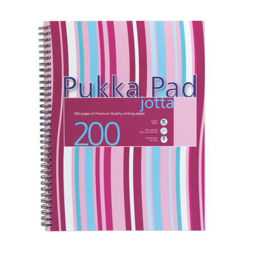 Pukka+Pad+Polypropylene+Jotta+Book+A4+Assorted+Colours+Pack+3