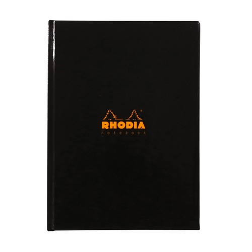 Rhodia+Casebound+A5+Hard+Bound+Book+Feint+Ruled+90gsm+192+Pages