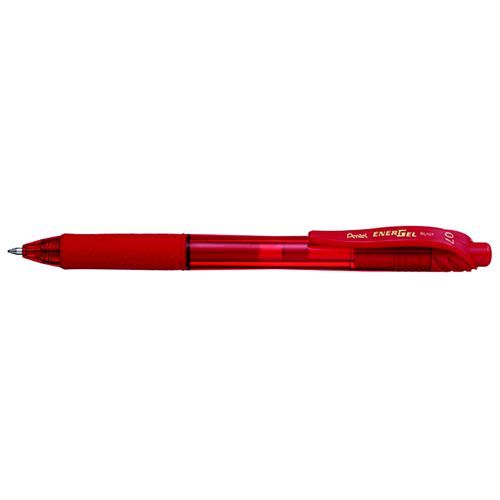 Pentel+Energel+X+Retractable+Gel+Pen+Red