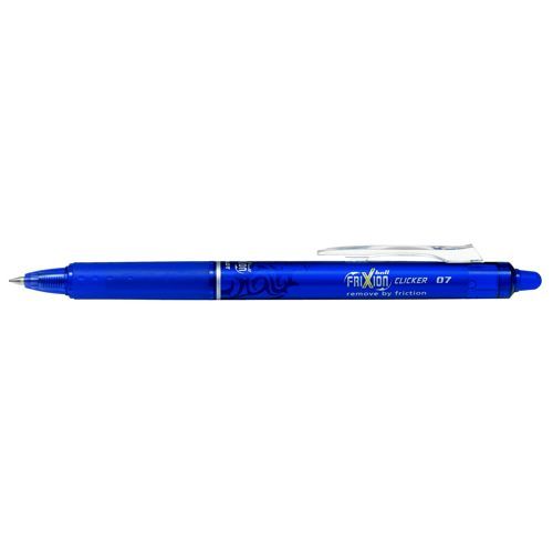 Pilot+FriXion+Clicker+Retractable+Gel+Roller+Pen+0.7mm+Blue