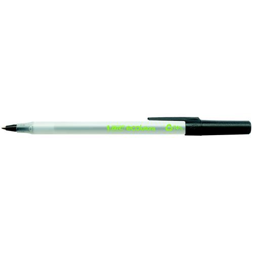 Bic+Ecolutions+Round+Stic+Ball+Point+Pen+Black