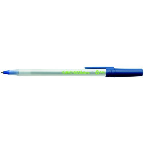 Bic+Ecolutions+Round+Stic+Ball+Point+Pen+Blue