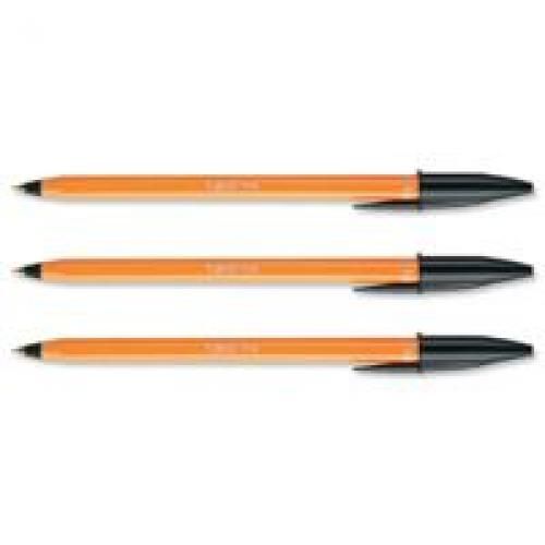 Bic+Orange+Ball+Point+Pen+Fine+Point+Black