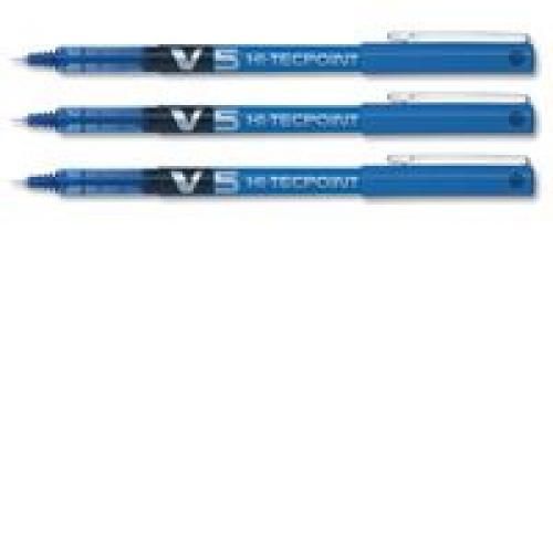 Pilot+HiTecpoint+V5+Liquid+Ink+Rollerball+Pen+Blue