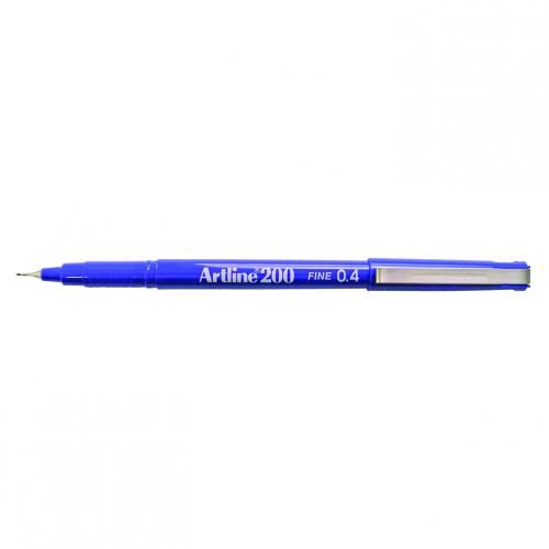 Artline+200+Fineliner+Pen+0.4mm+Blue