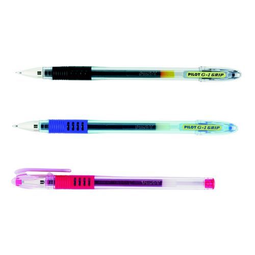 Pilot+Roller+Ball+Point+Pen+Grip+Gel+Fine+Black