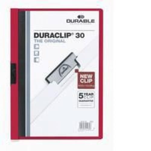 Durable+Duraclip+A4+Folder+3mm+Dark+Blue+Pack+25