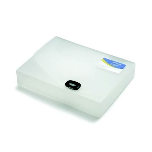 Rapesco+A4%2B+Rigid+Wallet%2FBox+File+60mm+Clear