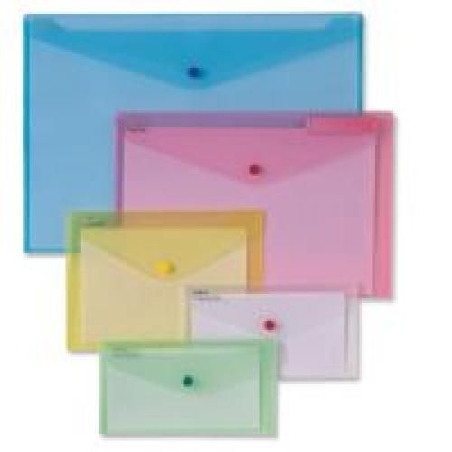 Snopake+Polyfile+Classic+Wallet+File+Polypropylene+Foolscap+Clear