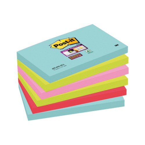 Postit+Super+Sticky+Notes+Miami+76x127mm