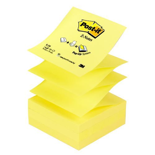 3M+Post-It+Z+Notes+3x3+Yellow