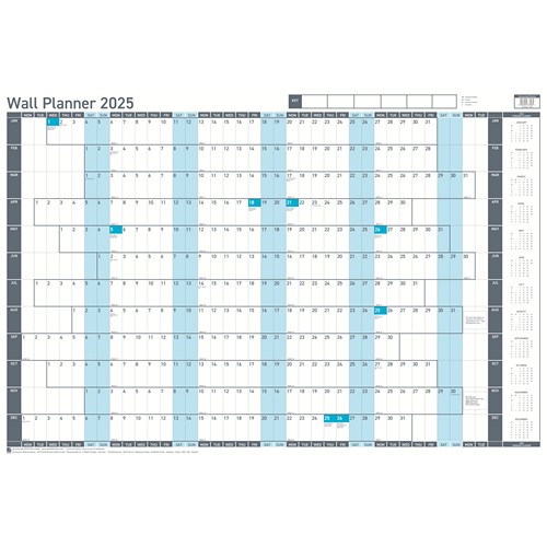 Sasco+Wall+Planner+2025+Unmounted