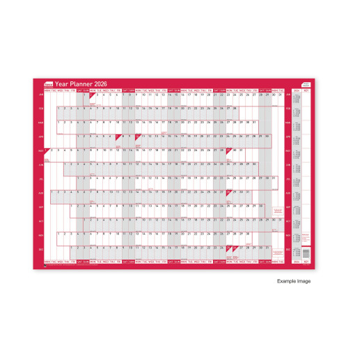 SASCO+Year+Planner+2026+Super+Compact+unmounted
