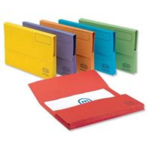 Elba+Document+Wallet+Foolscap+Assorted+Pack+25