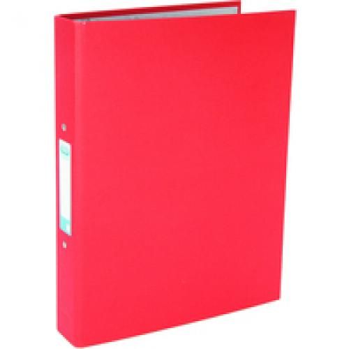Elba+Coloured+Paper+On+Board+Ring+Binders+Red