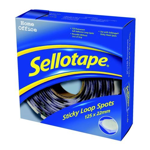 Sellotape+Sticky+Loop+Spots+22mm+Pack+125