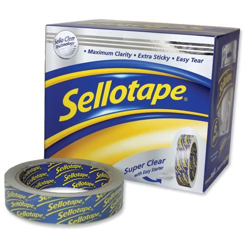 Sellotape+Super+Clear+Tape+24mmx50m