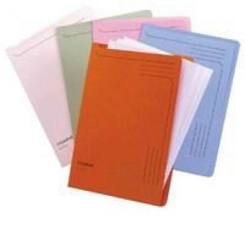 Guildhall+Slipfile+Open+2+Side+Manilla+A4+File+Orange